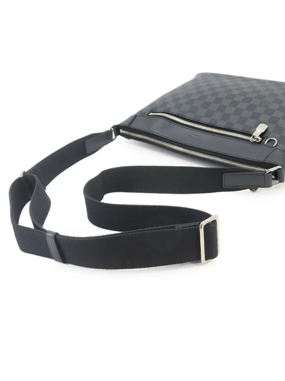 Louis Vuitton Damier Graphite Mick PM NM Shoulder Bag Black Gray